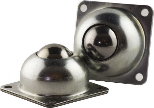 Ball Transfer: Steel, Square Base MPN:BTF1.5-4