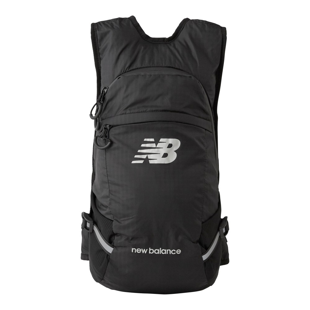 New Balance Running 15L Backpack, 17-1/2inH x 9-1/4inW x 5-1/8inD, Black MPN:LAB31001-001