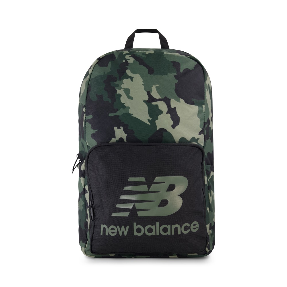 New Balance Camo Backpack, 18-5/16inH x 12-1/4inW x 4-5/16inD, AOP Camo MPN:LAB31010-170
