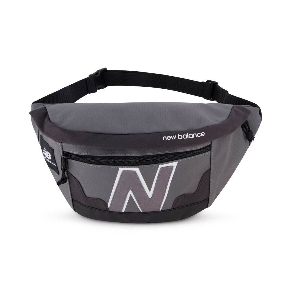 New Balance Legacy Waist Bag, 7-1/8in x 16-1/8in, Gray MPN:LAB21014-020