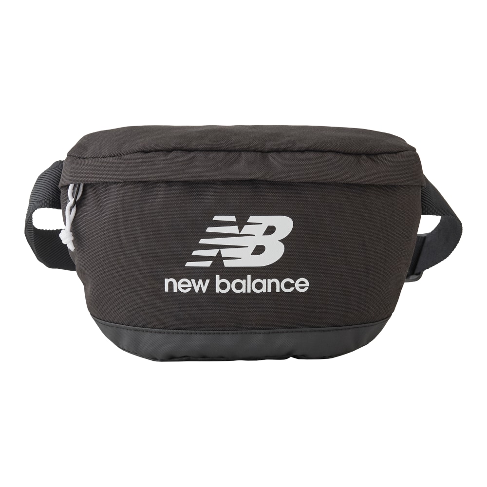 New Balance Athletics Waist Bag, 6-3/4inH x 10-7/16inW x 2-13/16inD, Black MPN:LAB23003-001