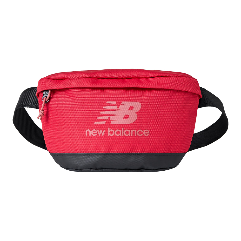 New Balance Athletics Waist Bag, 6-3/4inH x 10-7/16inW x 2-13/16inD, Red MPN:LAB23003-600