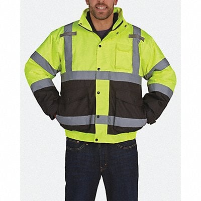 Jacket with Removable Liner 2XL Yllw/Blk MPN:UHV563-2X-YB