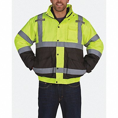 Jacket with Removable Liner L Yllw/Blk MPN:UHV563-L-YB