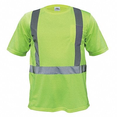T-Shirt Polyester Lime 5XL MPN:UHV 301L 5X