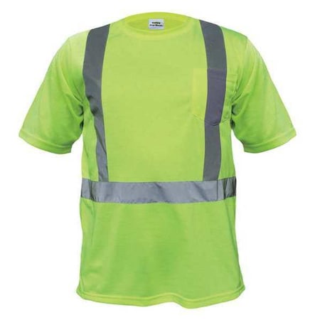 T-Shirt, 2, DuPont™ PTFE fabric protector, Polyester, Orange/Yellow, 5XL MPN:UHV 301L 5X