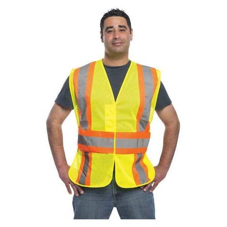 L/XL Adjustable Class 2 Mesh Vest MPN:UHV312-L/XL