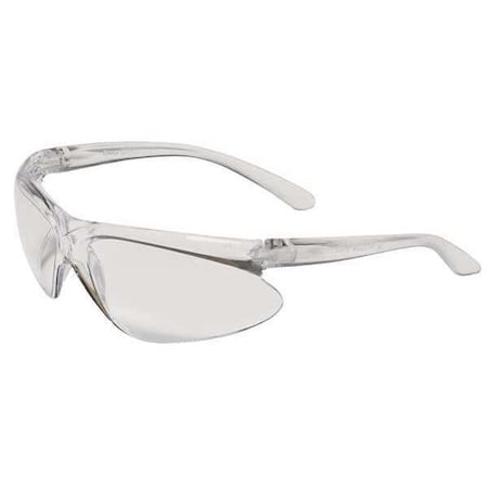 A400, Safety Glasses, Anti-Fog, Clear Lens, Clear Frame, Half-Frame MPN:A400AF