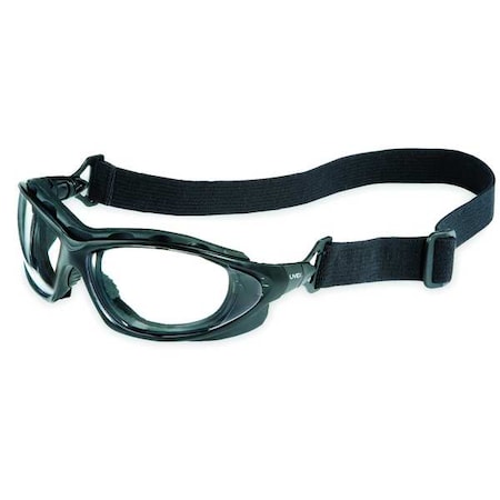 Safety Goggles, Clear Lens/Black Frame, Anti-Scratch, Non-Vented, Dielectric, Seismic Series MPN:S0600