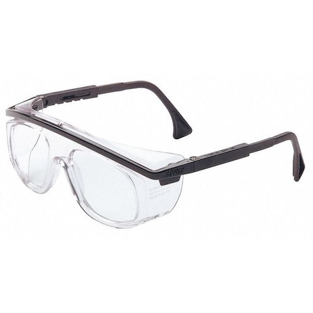 Astrospec OTG 3001, Safety Glasses, Anti-Fog & Anti-Scratch, Clear Lens, Gunmetal Frame, Frameless MPN:S2500