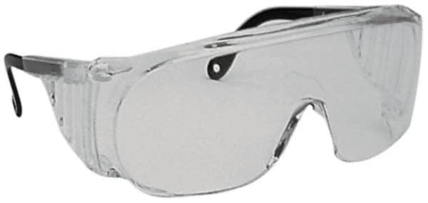 Safety Glass: Anti-Fog & Scratch-Resistant, Polycarbonate, Clear Lenses, Frameless, UV Protection MPN:S0250X