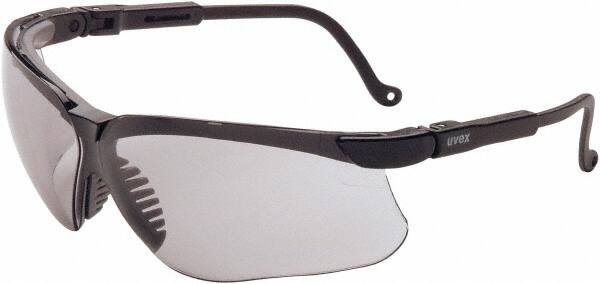Safety Glass: Anti-Fog & Scratch-Resistant, Polycarbonate, Gray Lenses, Full-Framed, UV Protection MPN:S3213HS