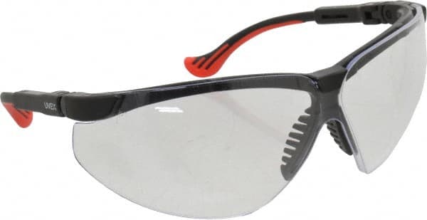 Safety Glass: Scratch-Resistant, Polycarbonate, Clear Lenses, Full-Framed, UV Protection MPN:S3300