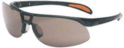 Safety Glass: Scratch-Resistant, Polycarbonate, Gray Lenses, Full-Framed, UV Protection MPN:S4201