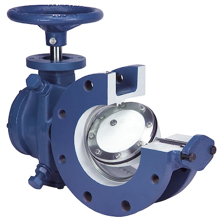 Butterfly Valve, Flanged, 6 In, Actuated, CI MPN:2006-1B08AK