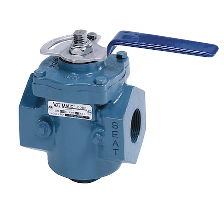 Plug Valve, 3/4 In, Lever Operated, CI MPN:5800-75RTLK