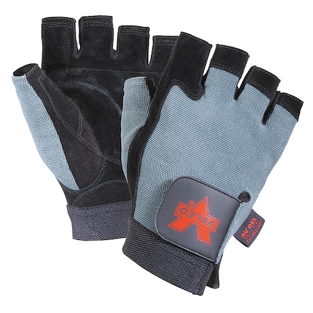Anti-Vibration Glove, Black/Gray, S, PR MPN:V430-S-VI4872SM