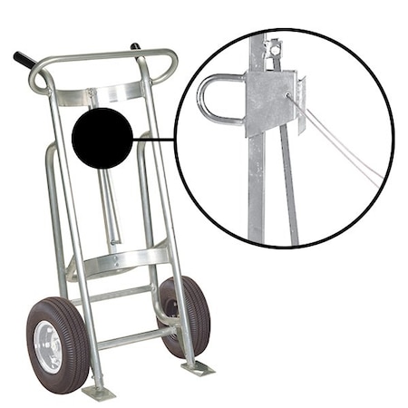Two Wheel Drum Hand Truck, Aluminum MPN:F81500A0C