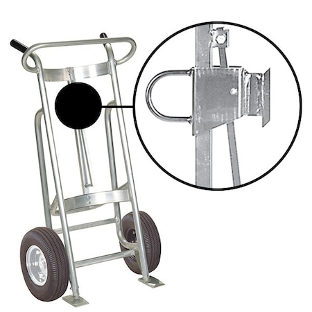 Two Wheel Drum Hand Truck, Aluminum MPN:F81500A0F