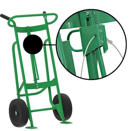 Two Wheel Drum Hand Truck, Steel MPN:F81600A9C
