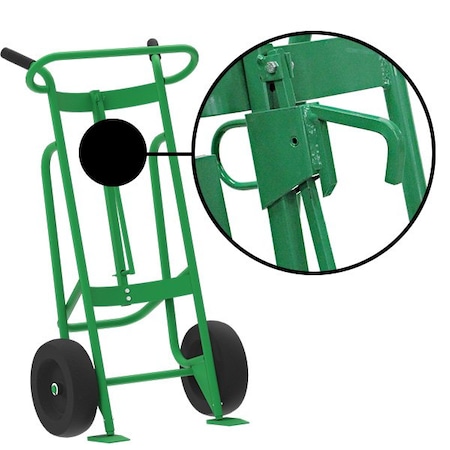 Two Wheel Drum Hand Truck, Steel MPN:F81600A9L