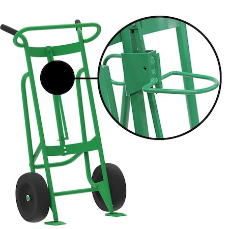 Two Wheel Drum Hand Truck, Steel MPN:F81600A9P