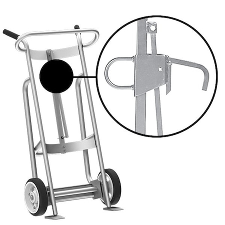 Two Wheel Drum Hand Truck, Aluminum MPN:F81625A0L