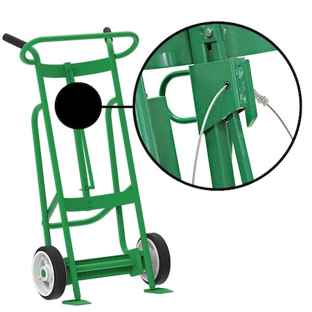 Two Wheel Drum Hand Truck, Steel MPN:F81735A7C