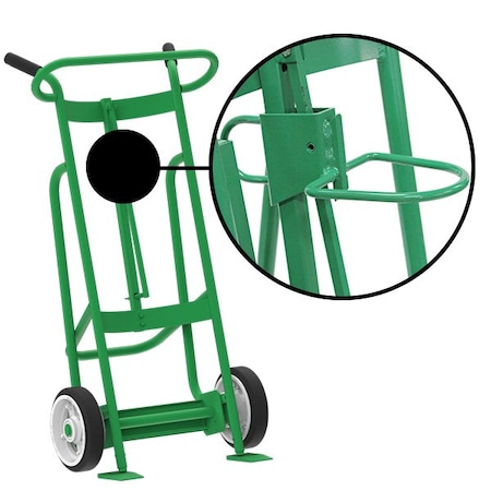 Two Wheel Drum Hand Truck, Steel MPN:F81735A7P