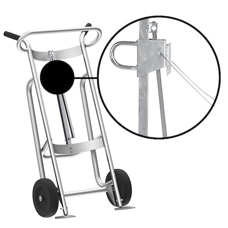 Two Wheel Drum Hand Truck, Aluminum MPN:F81770A3C