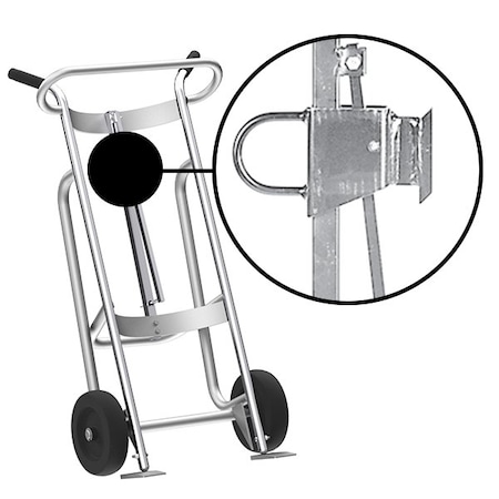 Two Wheel Drum Hand Truck, Aluminum MPN:F81770A3F