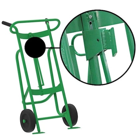 Two Wheel Drum Hand Truck, Steel MPN:F81895A3F