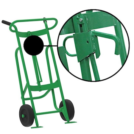 Two Wheel Drum Hand Truck, Steel MPN:F81895A3L