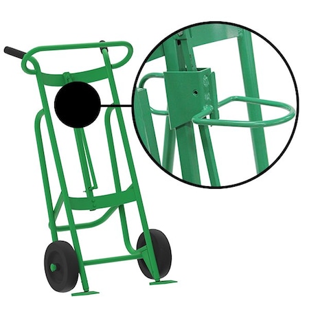 Two Wheel Drum Hand Truck, Steel MPN:F81895A3P