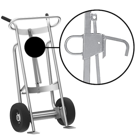 Two Wheel Drum Hand Truck, Aluminum MPN:F81925A7L