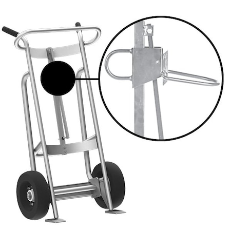 Two Wheel Drum Hand Truck, Aluminum MPN:F81925A7P