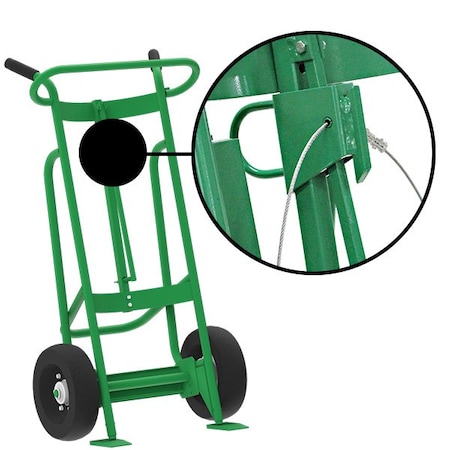 Two Wheel Drum Hand Truck, Steel MPN:F82025A4C