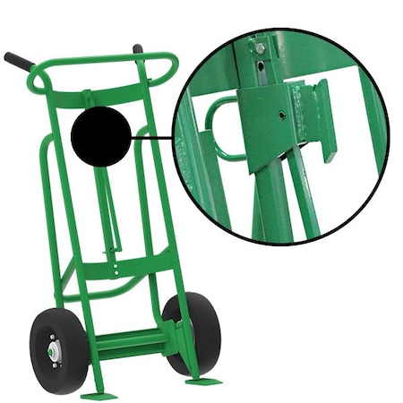 Two Wheel Drum Hand Truck, Steel MPN:F82025A4F