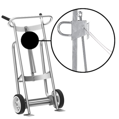 Two Wheel Drum Hand Truck, Aluminum MPN:F82050A2C