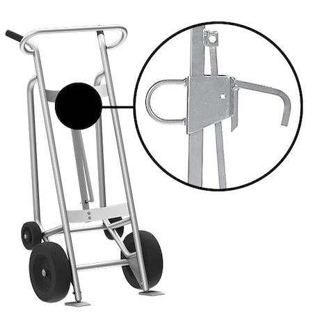 Four Wheel Drum Hand Truck, Aluminum MPN:F82175A2L