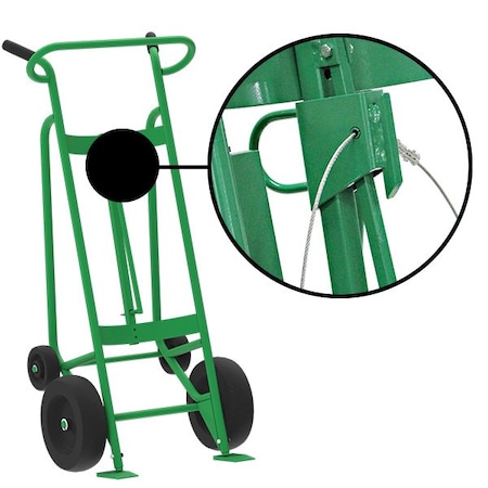 Two Wheel Drum Hand Truck, Steel MPN:F82375A0C