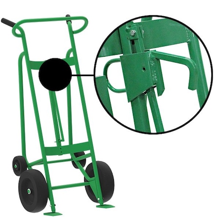 Two Wheel Drum Hand Truck, Steel MPN:F82375A0L