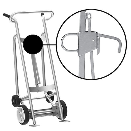 Four Wheel Drum Hand Truck, Aluminum MPN:F82425A0L