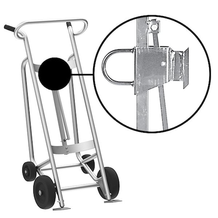 Four Wheel Drum Hand Truck, Aluminum MPN:F82645A4F