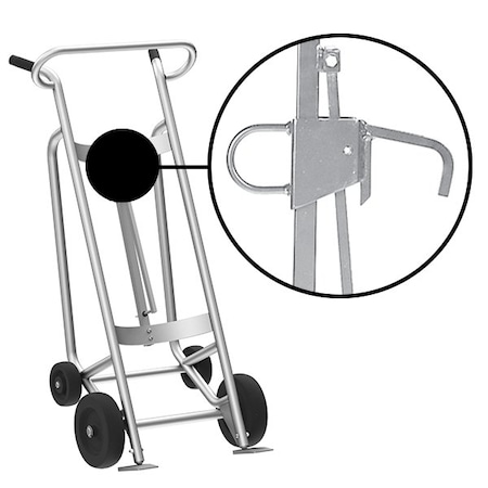 Two Wheel Drum Hand Truck, Steel MPN:F82645A4L