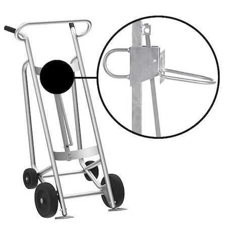 Two Wheel Drum Hand Truck, Steel MPN:F82645A4P