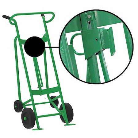 Two Wheel Drum Hand Truck, Steel MPN:F82845A2F