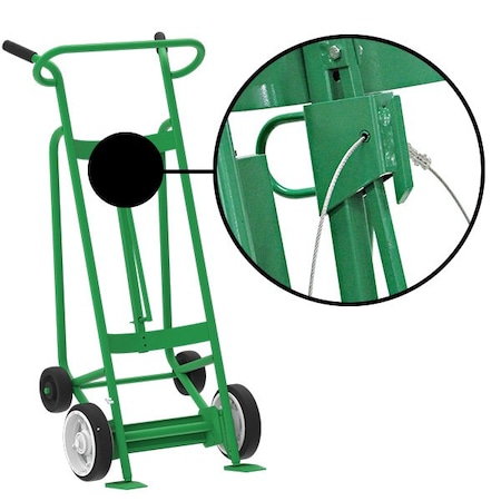 Two Wheel Drum Hand Truck, Steel MPN:F82895A1C