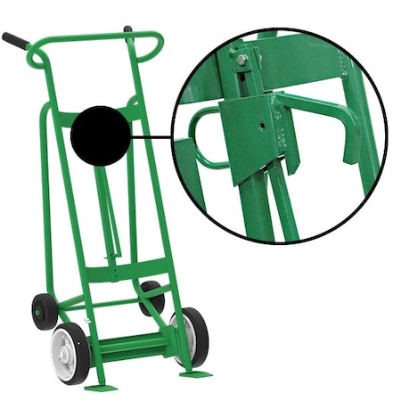 Two Wheel Drum Hand Truck, Steel MPN:F82895A1L