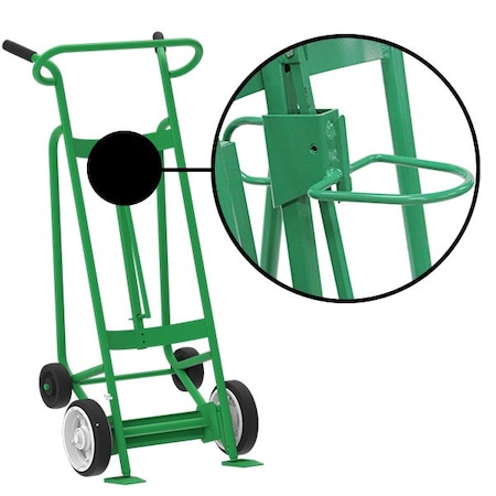 Two Wheel Drum Hand Truck, Steel MPN:F82895A1P
